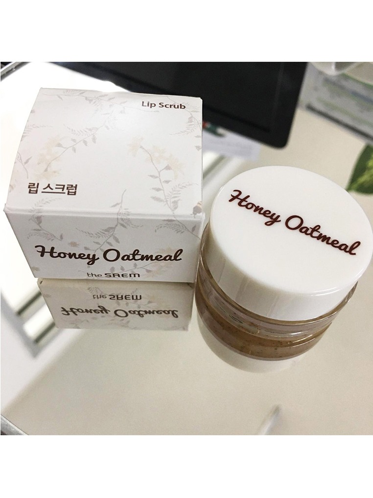 The Saem Honey Oatmeal Lip Scrub 7ml