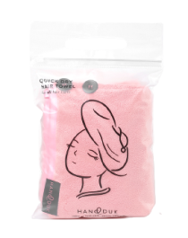 Coral Velvet Hair Towel