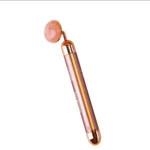 Electric Rose Quartz Face Massager