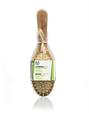 Bamboo Oval Cushioned Wooden Pin Brush