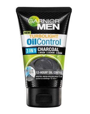 Turbo Light Oil Control 3-in-1 Charcoal Foam Cleanser