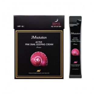 JM Solution Active Pink Snail Sleeping Cream Prime 