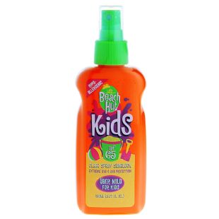 Beach Hut Kids SPF 65 Clear Spray Sunblock 