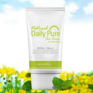 Secret Key natural daily pure sun cream none