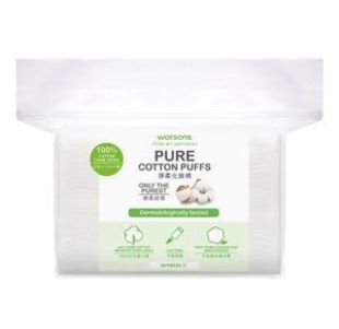 Watsons New Pure Cotton Puffs 50s