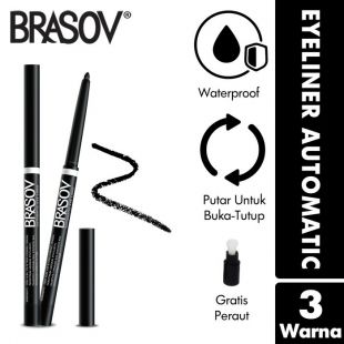 BRASOV Automatic Eye Liner Waterproof Hitam