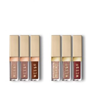 Stila Eye for Elegance Liquid Eye Shadow Set Kitten, Grace, Twig, Peachy Sheen, Smoldering Satin, Next to Notte