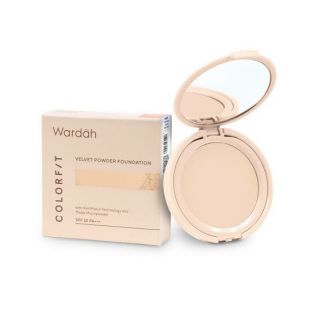 Wardah Colorfit Velvet Powder Foundation 11C Pink Fair