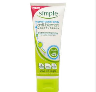 Simple Spotless Skin Anti-blemish Moisturizer 