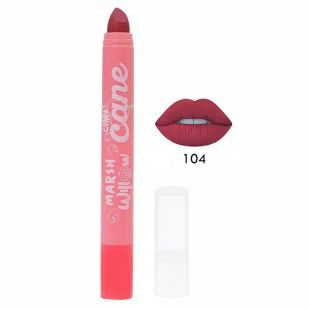 Marshwillow Candy Cane Matte Lip Crayon Red Series 104