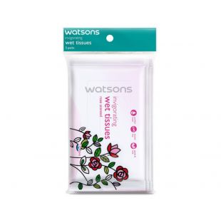 Watsons Invigorating Wet Tissues Rose