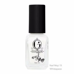 Madame Gie Nail Moji Monochrome Series 15 Whitespace