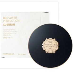 The Face Shop The Face Shop BB Power Perfection Cushion V201 Apricot Beige