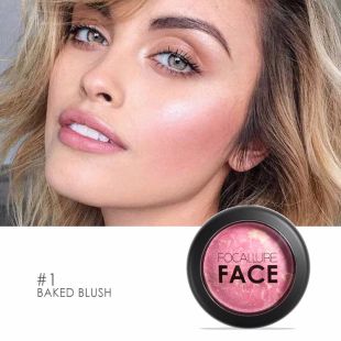 Focallure Baked Blush Face Blusher Makeup Powder 01