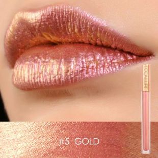 Focallure Heavy Metallic Liquid Lipstick 05 Gold