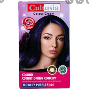 Cultusia Colour Cream Flowery Purple