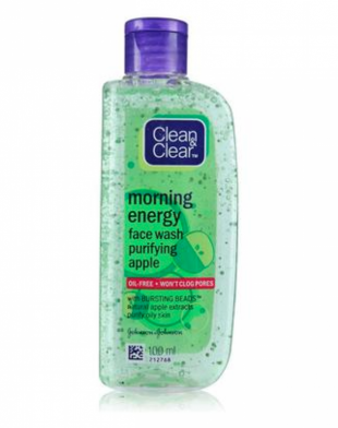 Clean And Clear Morning Energy Face Wash Purifying Apple