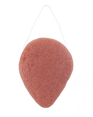 Nicole's Natural Konjac Sponge Red Clay Teardrop 