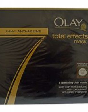 Olay Total Effects Mask 7 in 1 Anti Ageing 5 Stretching Cloth Masks Anti Ageing