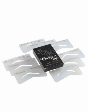 Christian Faye Eyebrow Stencil set mysterious - seductive - sophisticated - dramatic - exotic - glamorous