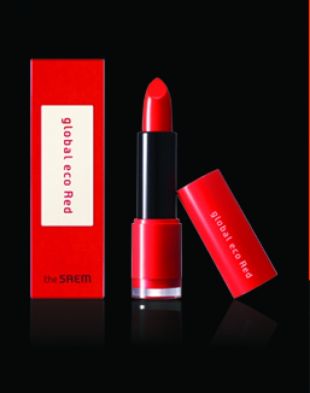 the SAEM Global Eco Red Lipstick Red