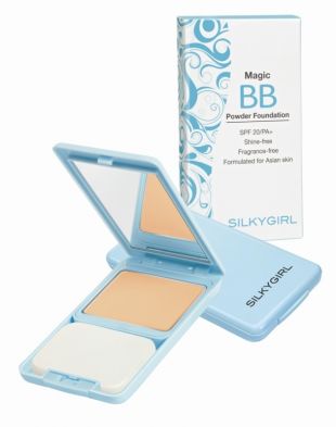 SilkyGirl Magic BB Powder Foundation Medium