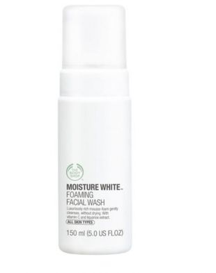 The Body Shop Moisture White Shiso Foaming Facial Wash 