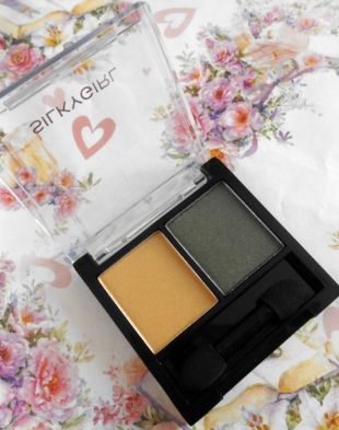 SilkyGirl Double Intense Eye Shadow Golden Jade