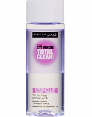 Maybelline City Rescue Total Clean Express Eye & Lip Makeup Remover 
