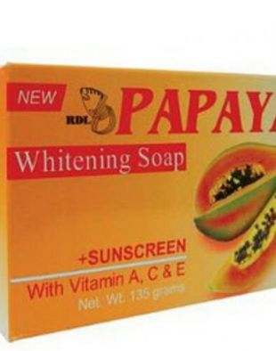 Papaya whitening soap papaya