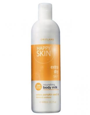 Oriflame Happy Skin Extra Dry Skin Nourishing Body Milk Pumpkin Seed Oil