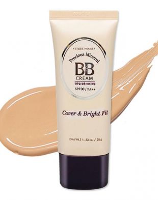 Etude House Precious Mineral BB Cream Cover & Bright Fit 24 Honey Beige