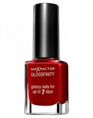 Max Factor Glossfinity Nail Polish Red Passion