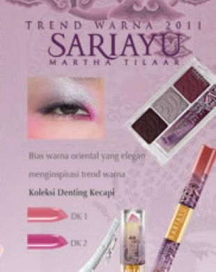 Sariayu Trend Warna 2011 Moistpome Eye Shadow Exotic Indonesia Denting Kecapi