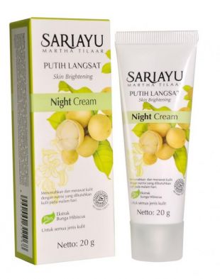 Sariayu Putih Langsat Night Cream 