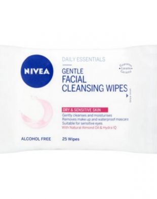 NIVEA Daily Essentials Gentle Cleansing Wipes Dry &amp; Sensitive Skin