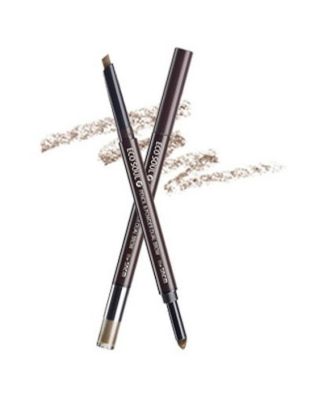 the SAEM Eco Soul Pencil Powder 02. Dark Brown