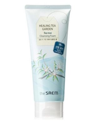 the SAEM Healing Tea Garden Cleansing Foam Tea Tree