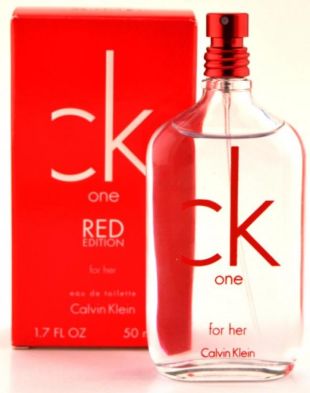 Calvin Klein One Red Edition For Her Fruity and Floral