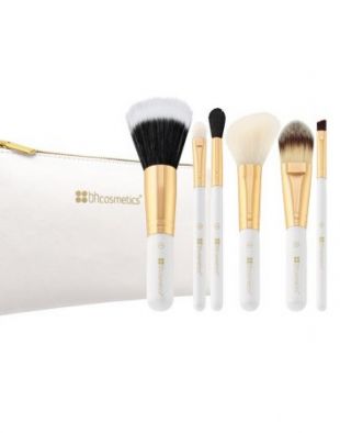 BH Cosmetics 6 Pieces Makeup Brush Set White