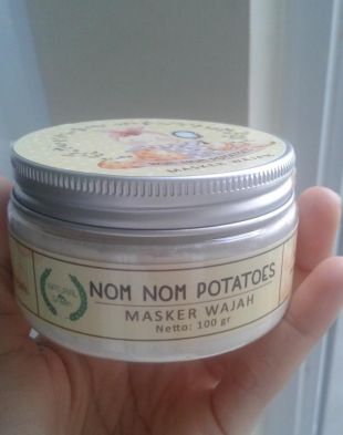 Natural Green Nom Nom Potatoes Masker Wajah 