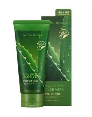 Nature Republic Real Squeeze Aloe Vera Peel Off Pack 