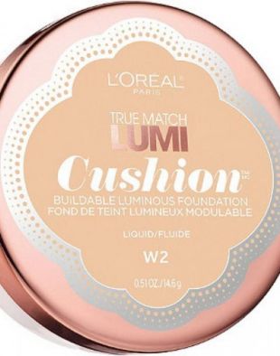 L'Oreal Paris True Match Lumi Cushion Buildable Luminous Foundation W2-Light Ivory