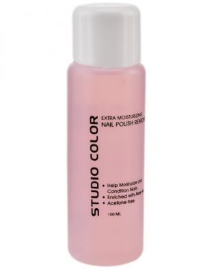 studio color Extra Moisturizing Nail Polish Remover 