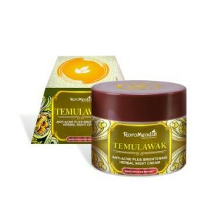 Roro Mendut Temulawak Anti-Acne Plus Brightening Herbal Night Cream 
