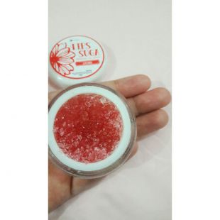 Pulchra lips suga premium lip scrub lychee