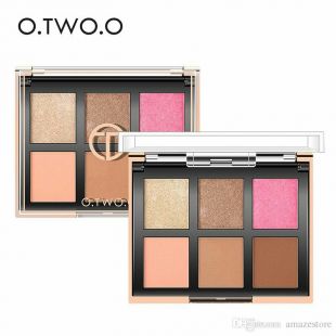 O.TWO.O Traveller Palette 6 color Eyeshadow and 2 color Blush On 3