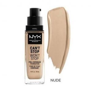 NYX Cant Stop Wont Stop Full Coverage Foundation Nude