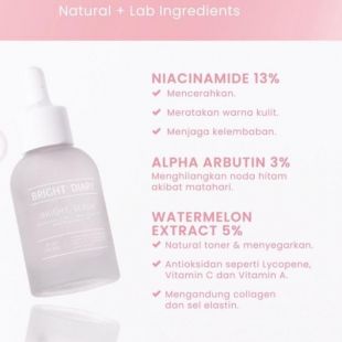 Bright Diary Niacinamide 13% + Alpha Arbutin 3% with Watermelon Extract 5% Bright Serum 