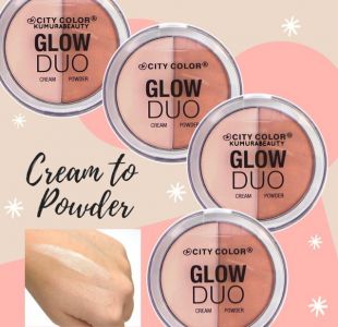 City Color Glow Duo Highlighter Cream Powder